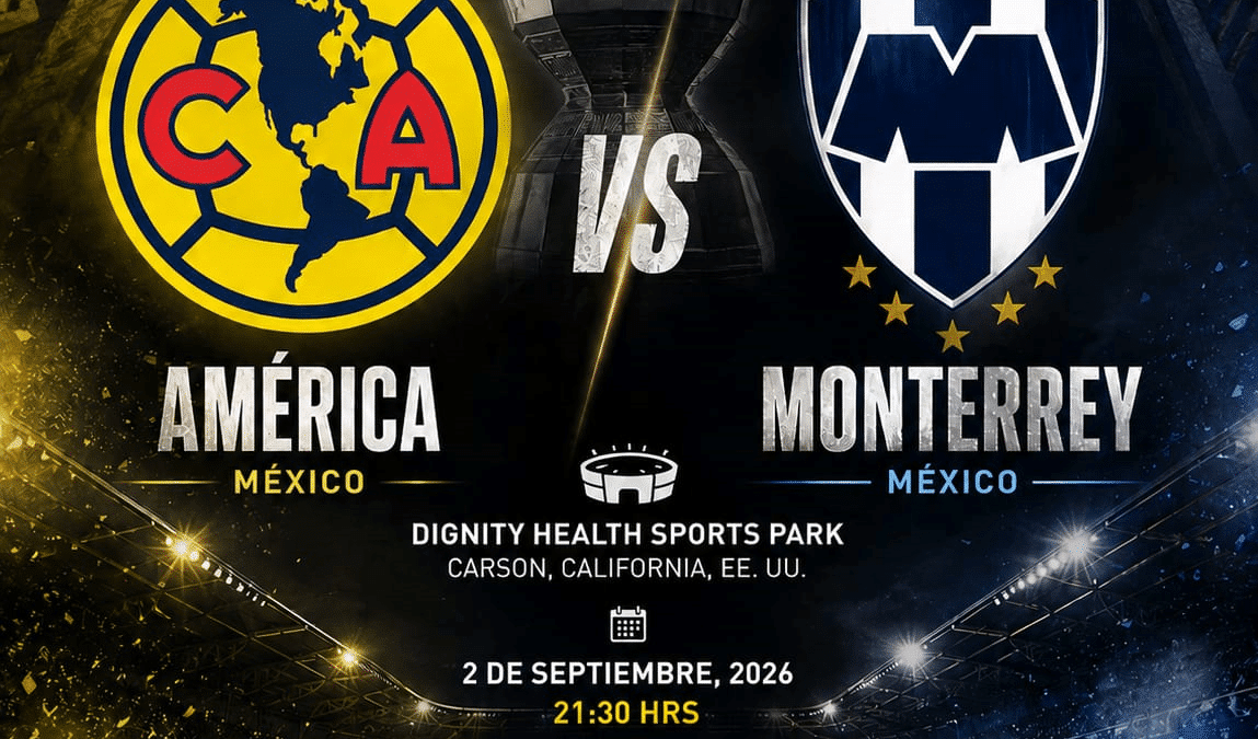 El Club América y Rayados de Monterrey se enfrentan hoy en California por el pase a la Gran Final de la Leagues Cup 2026.