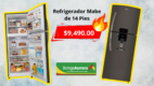 Refrigerador Mabe Más Vendido baja a $9,490 pesos en Bodega Aurrera.
