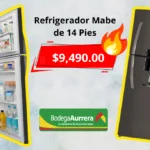Refrigerador Mabe Más Vendido baja a $9,490 pesos en Bodega Aurrera.