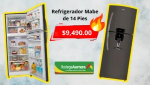 Refrigerador Mabe Más Vendido baja a $9,490 pesos en Bodega Aurrera.