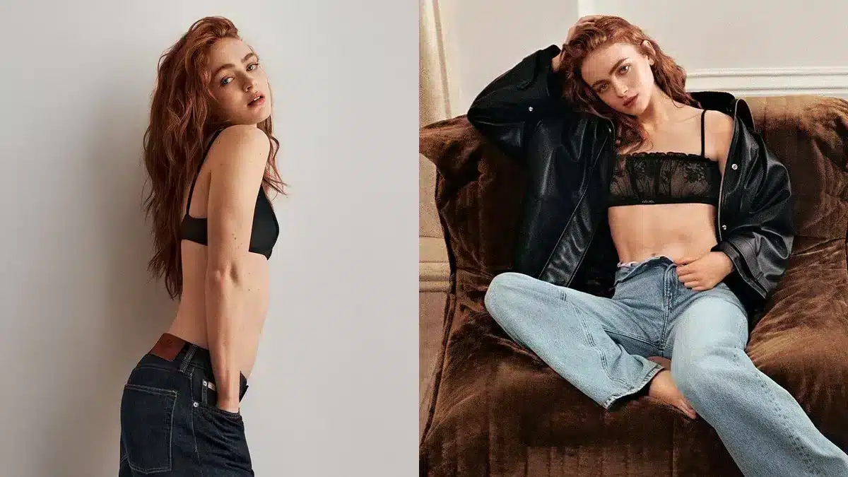 Sadie Sink con Calvin Klein