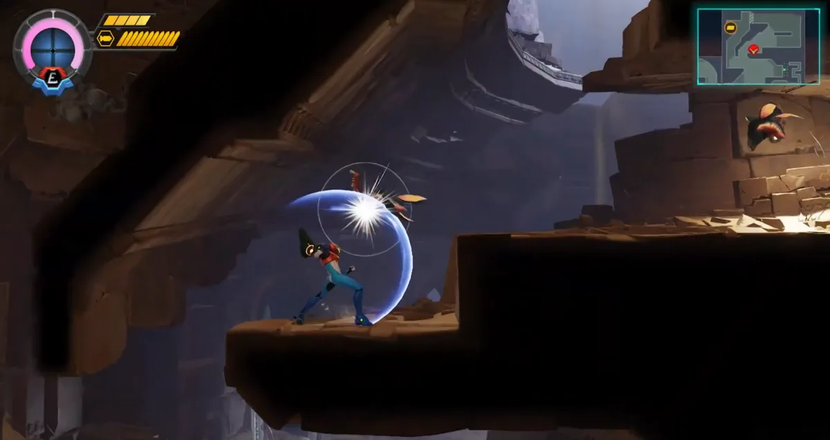 Samus peleando en el nuevo tráiler de Metroid Ravenous