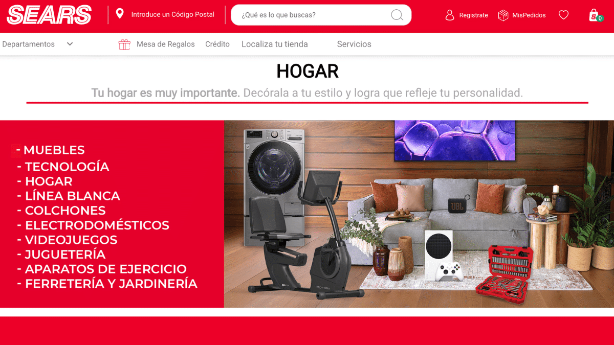 Sears activa descuentos de hasta 50% más 10% con su tarjeta hasta el 7 de septiembre.