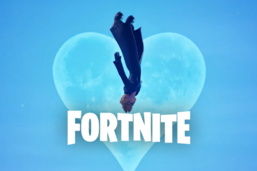 Ilustración de Sora, personaje de Kingdom Hearts, sosteniendo su Llave Espada dentro de la ambientación de Fortnite, junto a un cálculo de precio en pesos mexicanos.