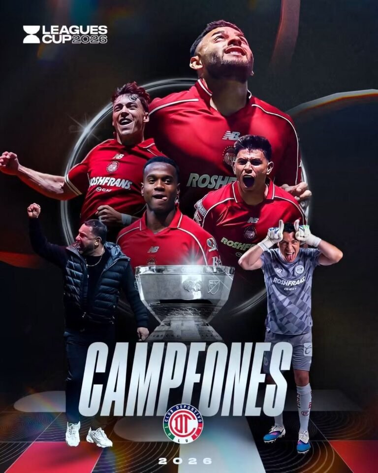 El Deportivo Toluca se coronó campeón de la Leagues Cup 2026 al derrotar por un contundente 2-0 al CF Monterrey en la gran final disputada en el Shell Energy Stadium de Houston, Texas.