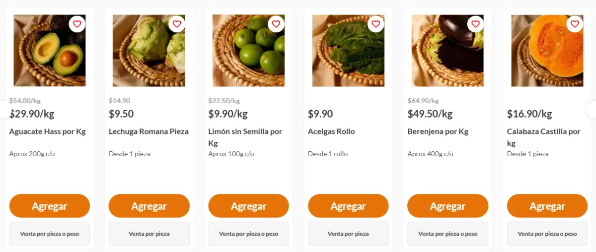 Precios del Martimiércoles Chedraui en aguacate Hass, lechuga romana, limón sin semilla, acelgas, berenjena y calabaza Castilla
