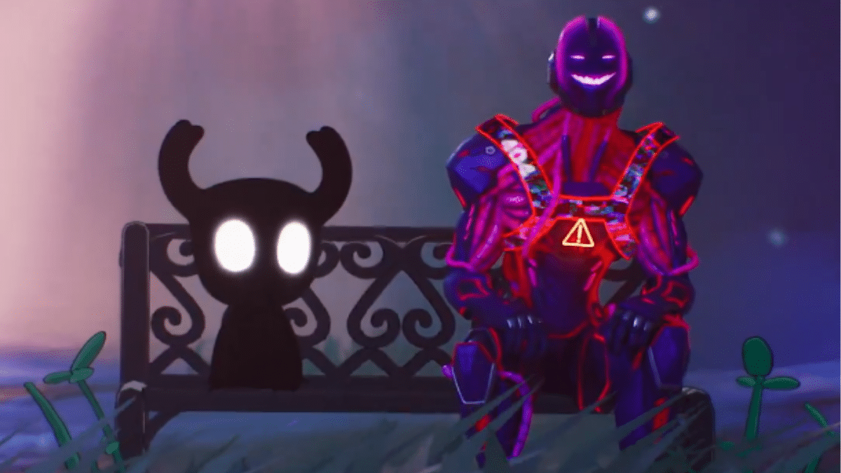 El Caballero de Hollow Knight como acompañante en Fortnite