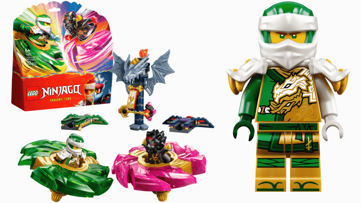 LEGO NINJAGO Batalla de Spinners Lloyd vs. Ras llega a México el 1 de enero de 2027 a $449 pesos