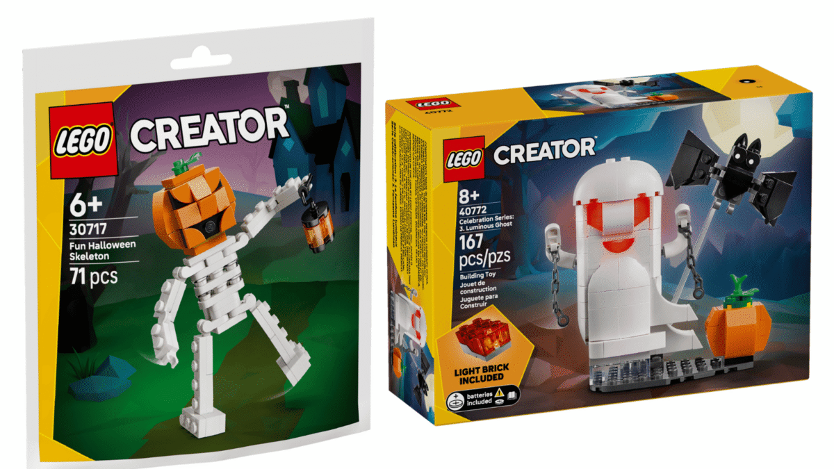 LEGO regala el Fantasma Luminoso y el Esqueleto de Halloween en México con compras desde $870 hasta el 27 de octubre