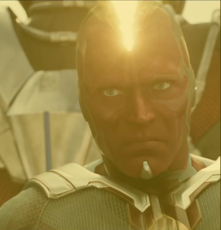 Paul Betany como Vision en la nueva serie de Disney