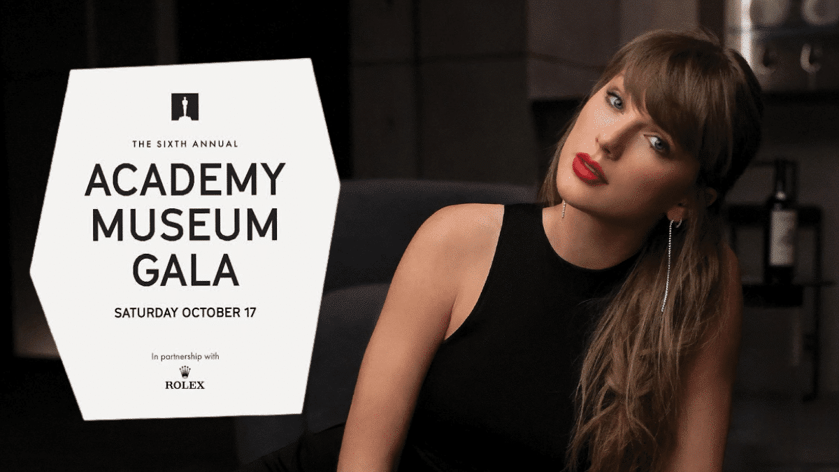 Taylor Swift cerrará la Academy Museum Gala el 17 de octubre en Los Ángeles y podría cantar su tema de Toy Story 5.